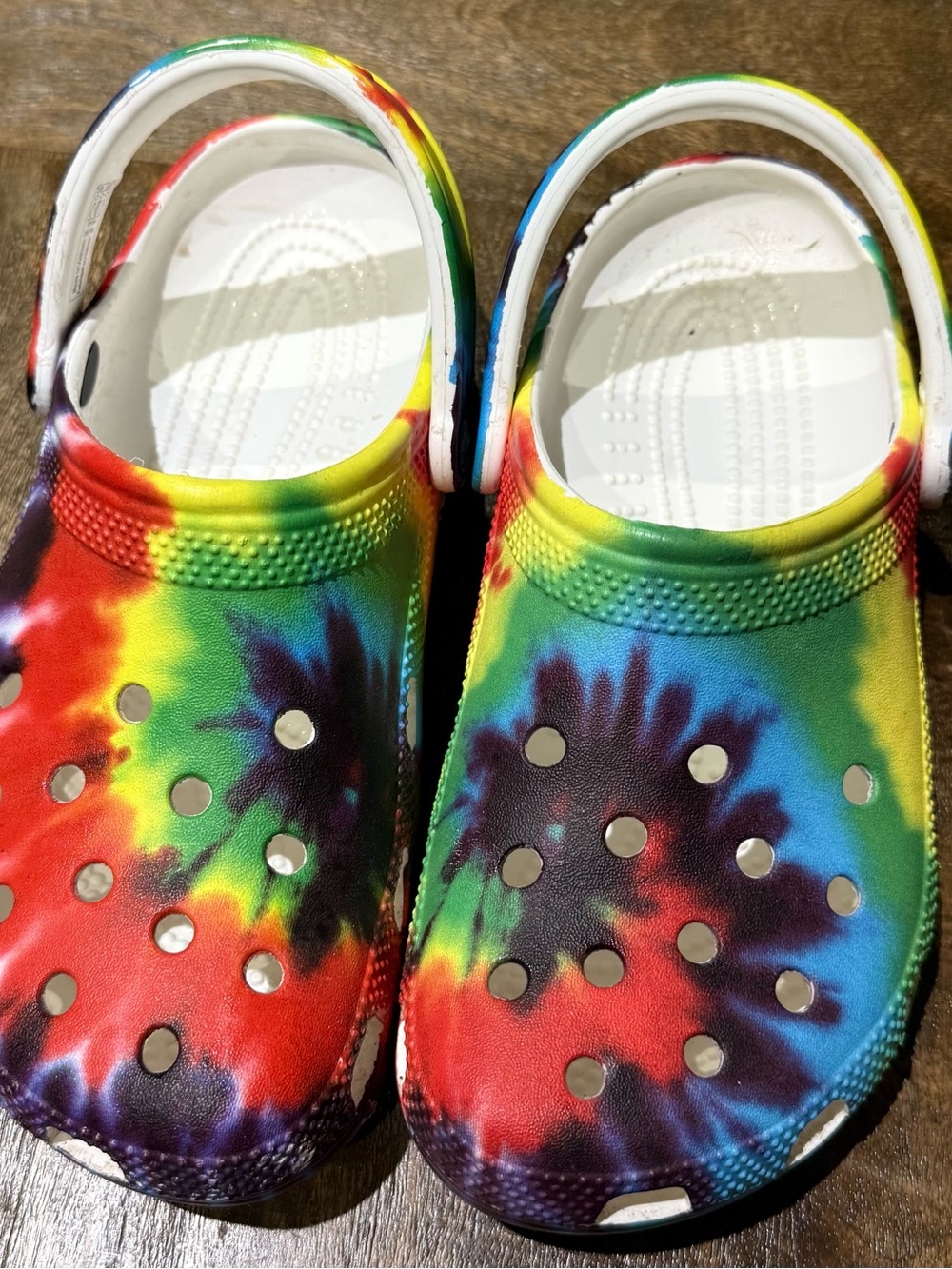 Unisex Tie-Dye Clog Shoes - Multicolor